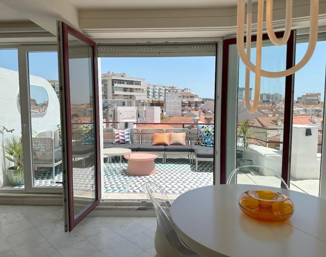 Groovy Caparica Gem With Large Sunny Terrace Apartment Costa de Caparica Luaran gambar