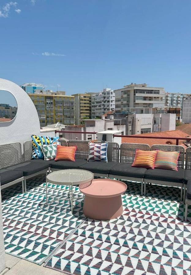 Groovy Caparica Gem With Large Sunny Terrace Apartment Costa de Caparica Luaran gambar